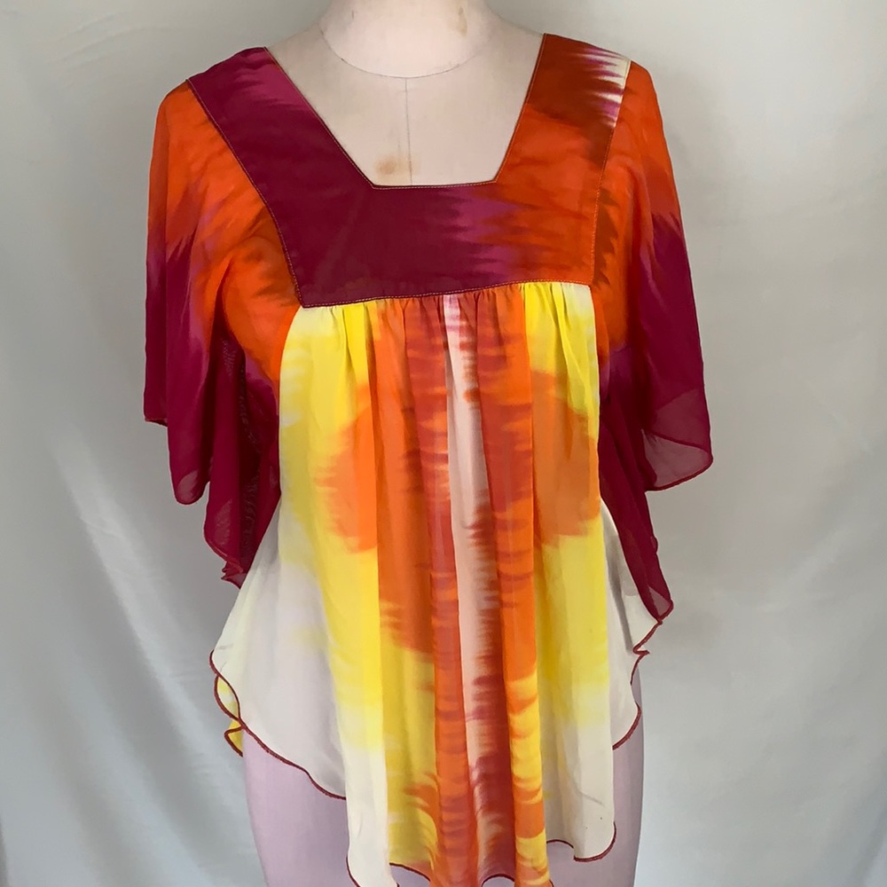 ❤️💛 XOXO BUTTERFLY SHEER TOP